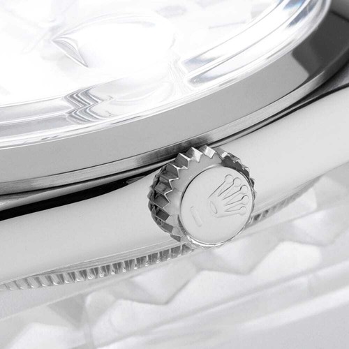 ROLEX Oyster Perpetual Date 15000 White center rome R Number second hand mens - Picture 8 of 10