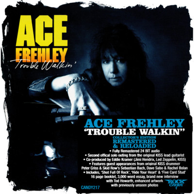 Ace Frehley ~ Trouble Walkin' (1989) CD 2013 Rock Candy Records UK   NEW  