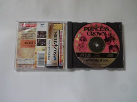 Princess Crown Sega Saturn SS 1997 ATLUS T-14418G w/Obi Manual NTSC-J From Japan
