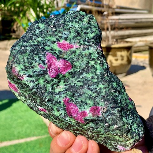 1.64LB Natural green Ruby zoisite (anylite) crystal sample Healing - Picture 9 of 24