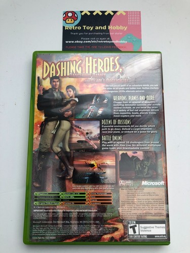 CRIMSON SKIES High Road to Revenge Xbox Live Game Complete in BOX Manual CIB!🔥 - Picture 2 of 3