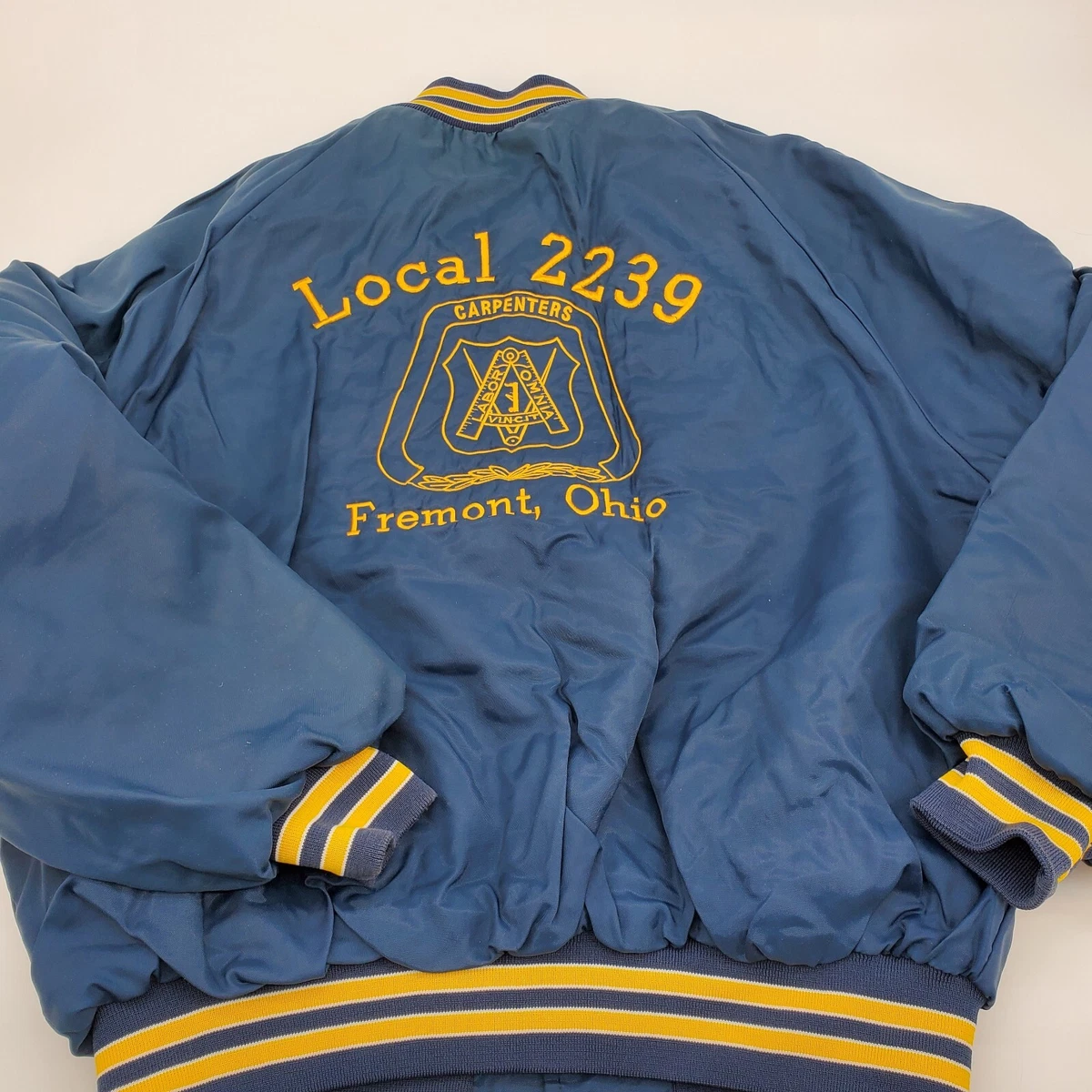 Carpenters Union Jacket Fremont Ohio 2239 King Louie Pro Fit Mens XL Vintage