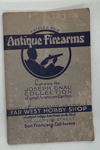 Vintage Antique Pistol & Revolver Catalog - The Valuable Collection by J.H. Gnau - Picture 1 of 8