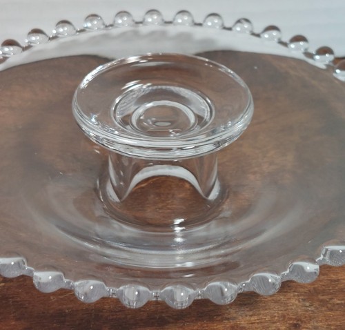 Vintage Imperial Glass "Candlewick" candle holder - Picture 4 of 8