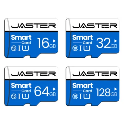 JASTER Mini SD Memory Card 128GB Class 10 Micro TF Flash Pen Drive Card for Smartphone