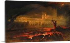 ARTCANVAS Paradise Lost Canvas Art Print by John Martin