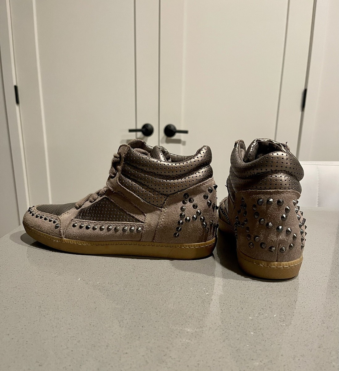 スニーカー ASH Women Sneakers RACE03 TALC PINKSALT GOLD Pink Amazon.com | Ash Women's INDY Sneaker, Eggnug/White/Pinksalt