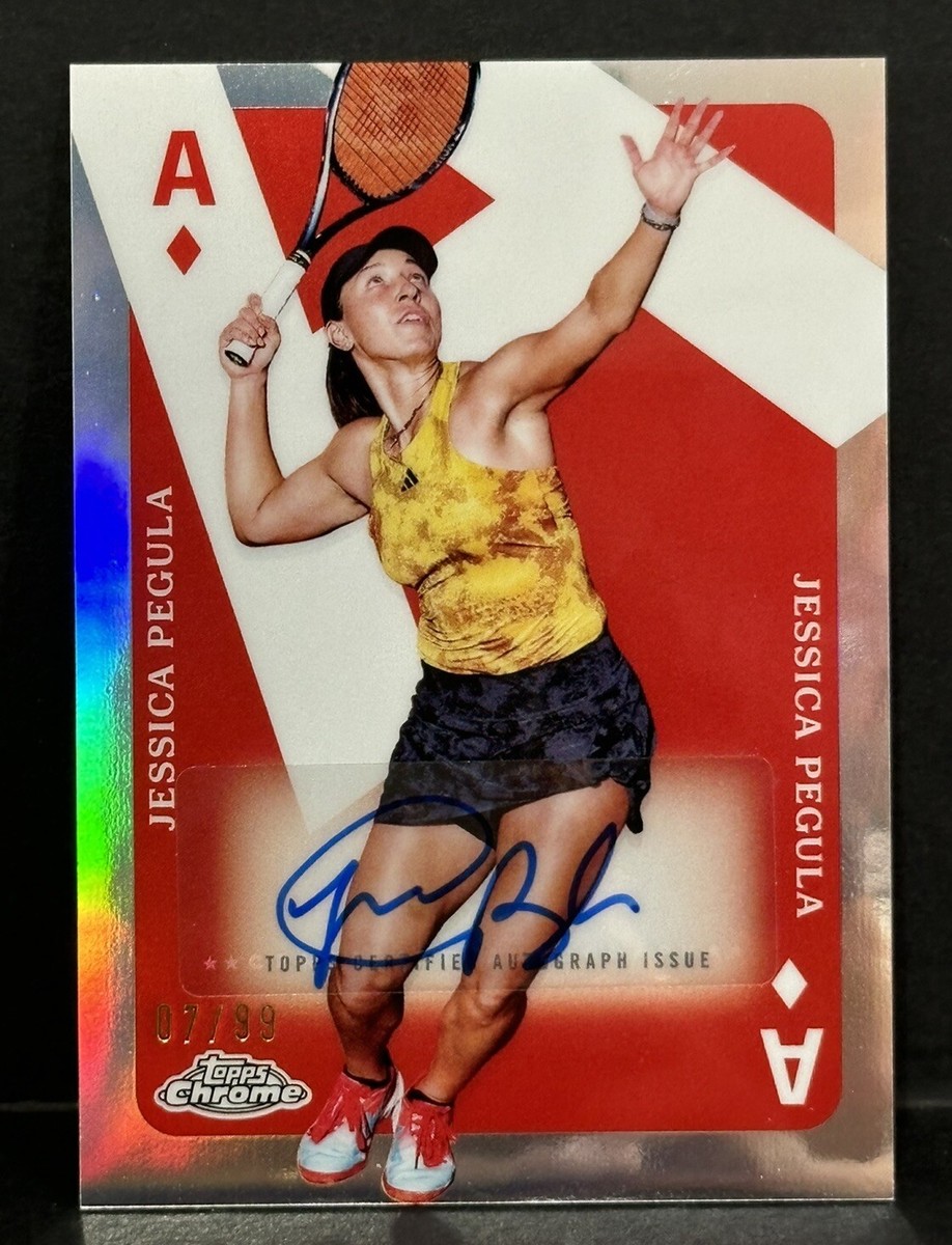 2024 Topps Chrome Tennis Jessica Pegula Aces Auto Refractor /99 | eBay