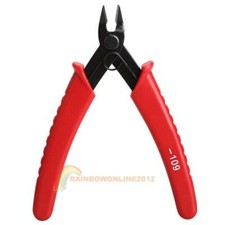 R1B1 Mini 5 Inch Electrical Crimping Plier Snip Cutter Hand Tool Red Handle
