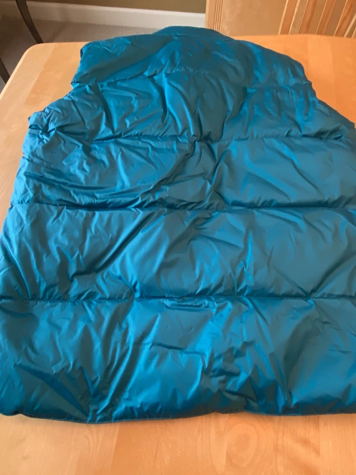 CABELA TEAL PREMIER NORTHERN GOOSE DOWN VEST WOMENS L - Image 4 of 4