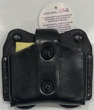 Double Magazine Pouch Case Holster For Most Single Stack 9MM/40CAL Mag