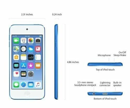 NUEVO Apple iPod Touch 5. 6. 7. Generación 128GB 256GB Todos los Colores Caja Precintada - Imagen 16 de 38