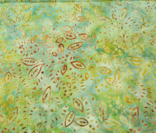 1 yd 15" Batik by Wilmington Greens and Browns