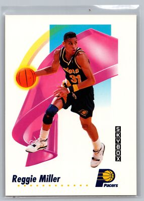 1991 SkyBox #114 Reggie Miller  Indiana Pacers