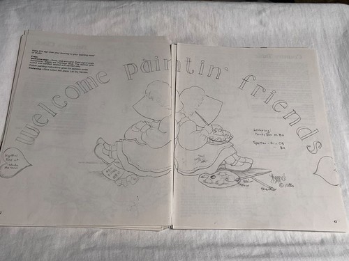 Vtg Tole Painting Book Whippersnappers 1986 Helan Barrick Oil/Acrylic School Sew - Picture 15 of 15