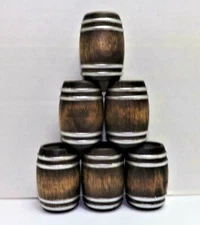 G SCALE WHISKEY BARRELS WINE BARRELS 1/24 MODEL TRAIN CARGO 12 Barrel set