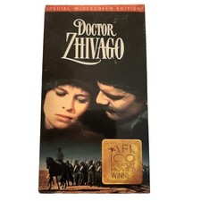 Doctor Zhivago VHS 2 Cassette Pack Special Wide Screen Edition Warner Bros