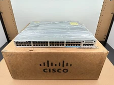 Cisco Catalyst WS-C3850-12X48U 48-Port UPOE Switch w/ C3850-NM-2-10G