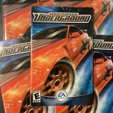 Need For Speed Underground 1 PS2 PlayStation 2 Instruction Manual Only