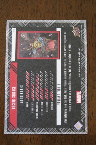2023-24 UPPER DECK MARVEL ANNUAL BLUE BACKSCATTERS CIVIL WAR SINISTER SPARKLE - Picture 39 of 106