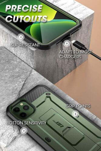 For iPhone 11 Pro 5.8" SUPCASE UBPro Rugged Case Built-in Screen Protector Cover - Picture 10 of 29