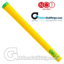 NO1 Grip 48 Series - Standard Size - Golf Grips - Yellow / Green x 1