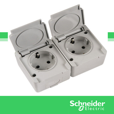 SCHNEIDER ELECTRIC Steckdosen Schalter Ausschalter Wechselschalter Aufputz IP54