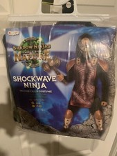 New Disguise Shadow Ninjas Deluxe Shockwave Ninja Costume Child Size Small 4-6