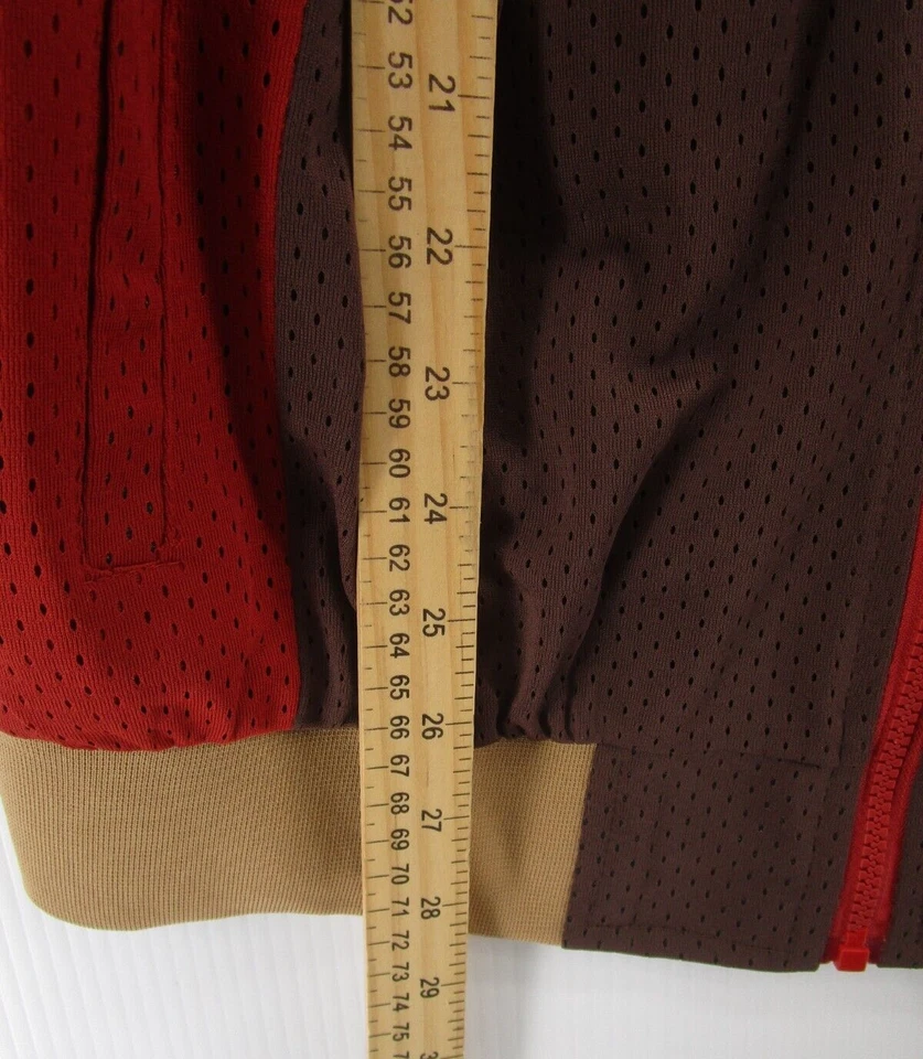 Chándal Stacy Adams Hombre Grande Marrón Calentamiento 2 Piezas Malla Chaqueta Pantalones NUEVO Foto 4 de 4