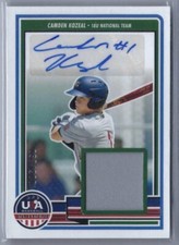 Camden Kozeal - 2023 Panini USA Stars & Stripes Rookie Relic Auto /200 - VANDY