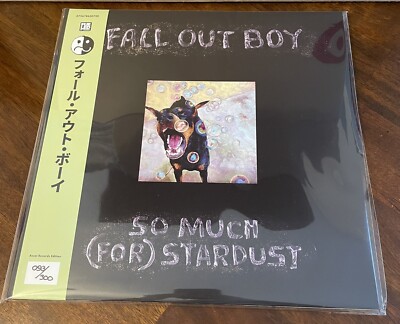 Fall Out Boy So Much For Stardust Vinyl 93/300 Coke Bottle Green Assai Obi LP