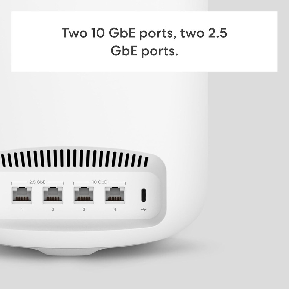 eero Max 7 Tri-Band Mesh Wi-Fi 7 Router - 10 Gbps Ethernet - White | eBay