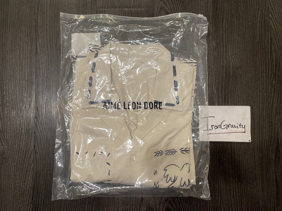 Aimé Leon Dore ALD Lesvos Cropped Camp Shirt Size XL | eBay