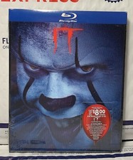 NEW IT 2017 ON BLU-RAY DVD COMES WITH LENTICULAR SLIP FACTORY SEALED 