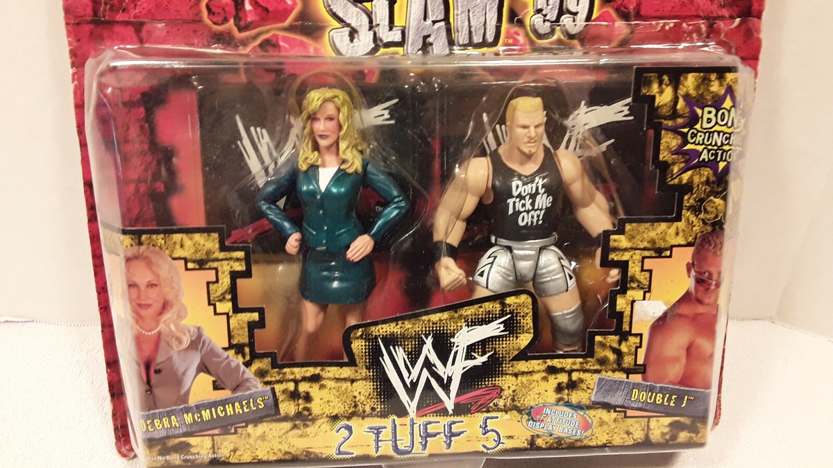 Vintage WWE WWF Debra McMichaels & Double J Figure Summer