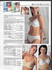 Vintage JCP Catalog Lingerie Signature Bra Cl...