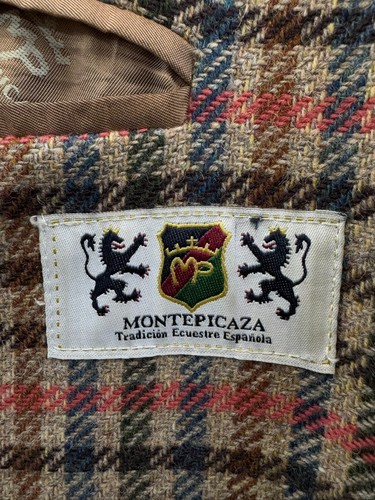 Montepicaza Mens pure wool Cashmere 1 Button Sport Coat jacket blazer Size 40S - Picture 10 of 24