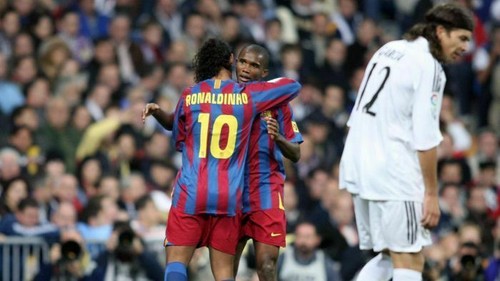 maglia Ronaldinho away Player Issue Barca #10 NIKE 2005 2006 shirt jersey M - Foto 6 di 9