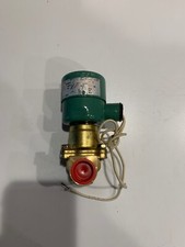 ASCO 8210B026 2-Way Brass Solenoid Valve 3/4" NPT, Water, Air, Oil, 24VDC Coil