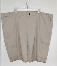 NWT Carhartt Men's B&T Tan Relaxed Fit Rugged Flex Rigby Cargo Shorts sz 54