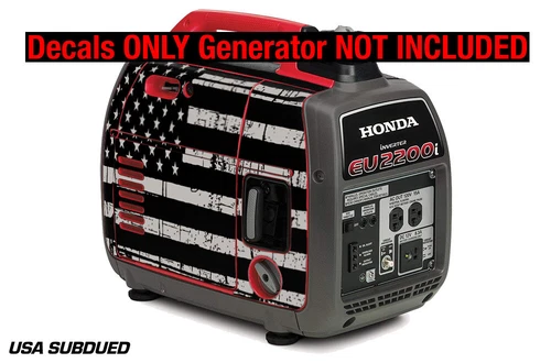 Decal Wrap For Honda EU2200i Skin Camping Generator Engine Sticker SUBDUED
