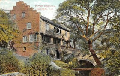 Private Residence, Berkeley, California 1910 Vintage Postcard