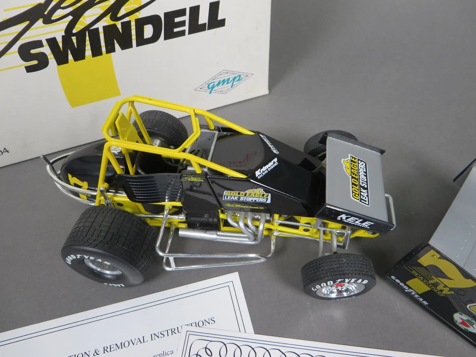 GMP 1:18 Scale Jeff Swindell Gold Eagle #7 Diecast Model Sprint Car - Image 2 of 4