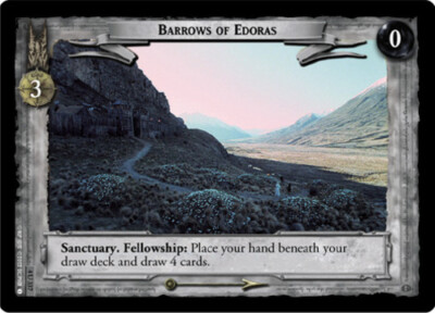 LOTR: Barrows of Edoras - Foil [Mint/Near Mint] The Two Towers (Foil) Lord of th
