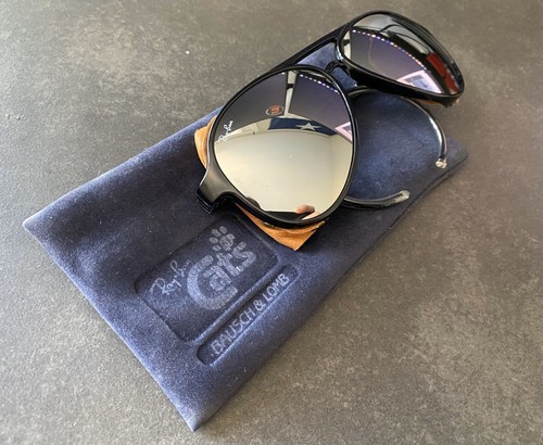 VINTAGE RAY BAN Bausch \u0026 Lomb occhiali da sole Ghiacciaio ARTIC CAT 7000  LEATHER AVIATORE | eBay