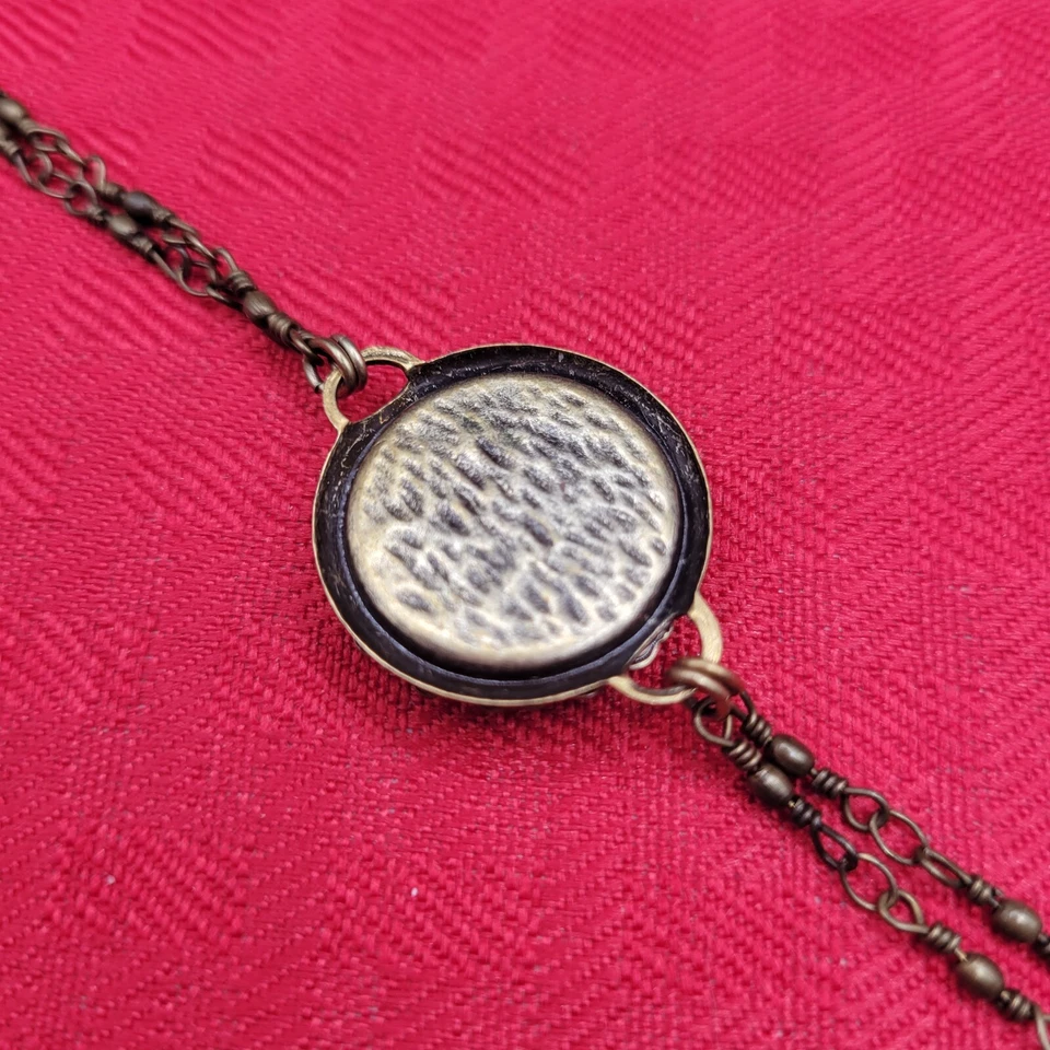 Colección Michael Golan Atlantis Ojo de Gato Azul Aqua y Estrás. 7"  Foto 3 de 4