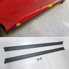 Side Lip Skirt Guard Splitter Matt Black for 2017 2023 Kia Stinger