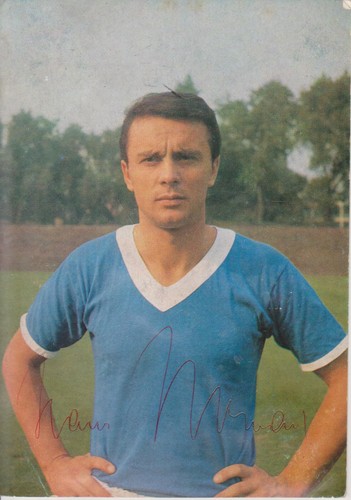 Autogrammkarte Hans Nowak von FC Schalke 04 mit Unterschrift aus den 60er