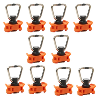 10x LOADCARE Single Endfitting Endbeschlag für Airlineschienen  Zurrschienen