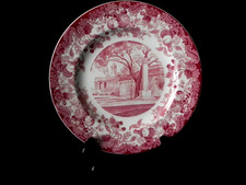 Rare HARVARD UNIVERSITY Dillon Field House Dinner Plate by Wedgwood China - 1941